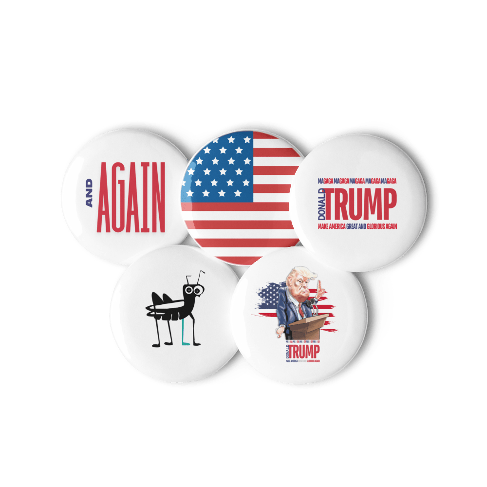 TRUMP | Set of pin buttons - ALTEREGOO