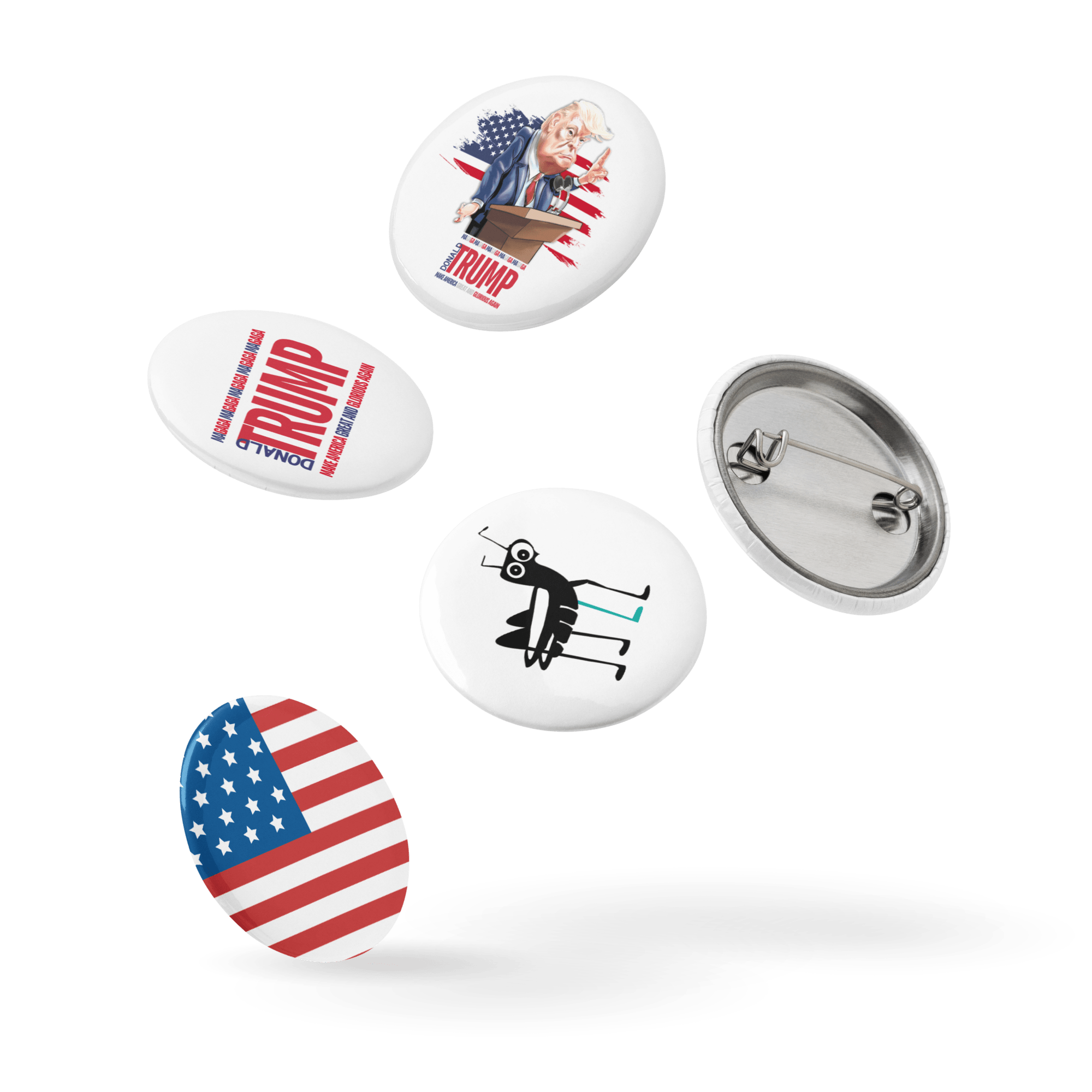 TRUMP | Set of pin buttons - ALTEREGOO