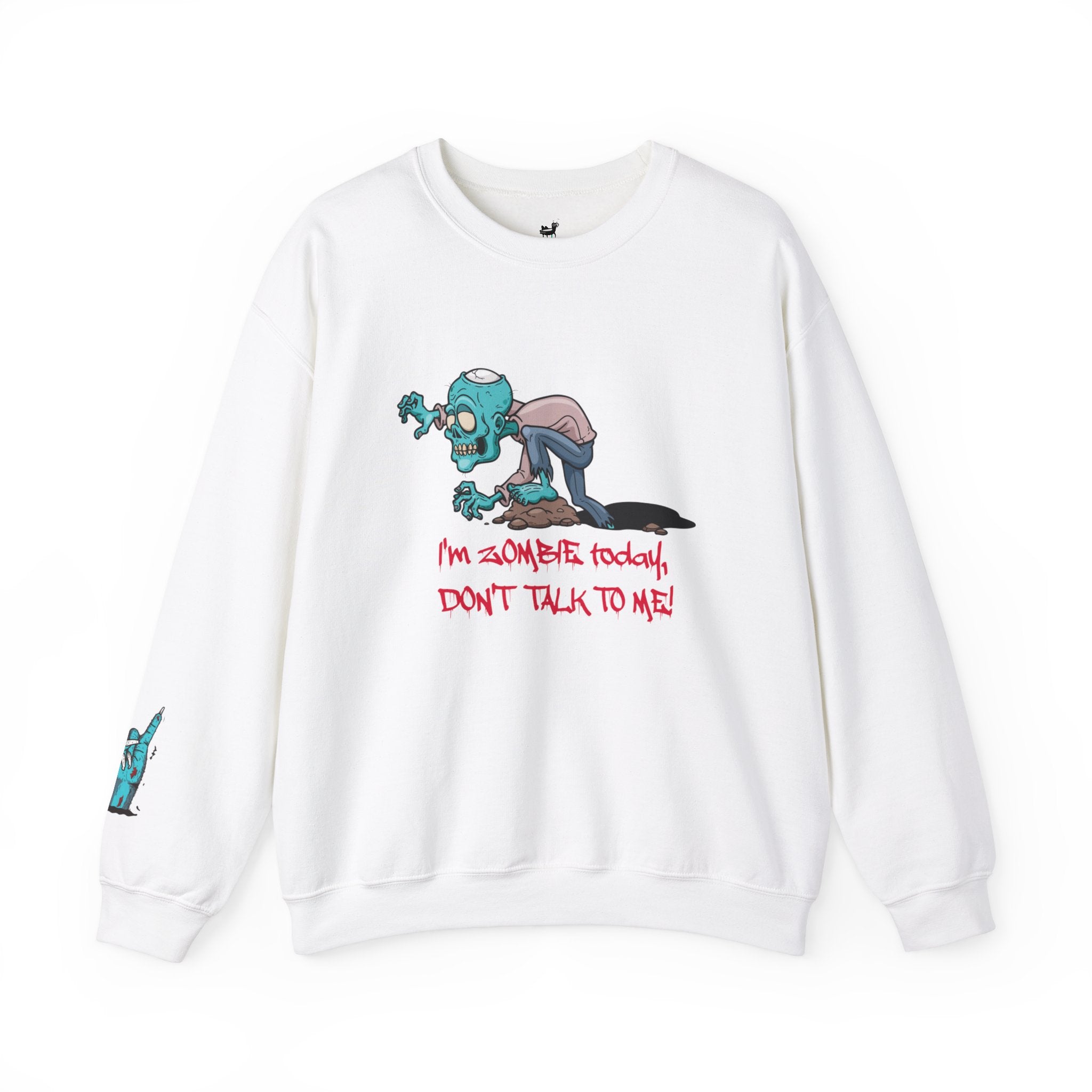 Funny Zombie Graphic Sweatshirt - Unisex