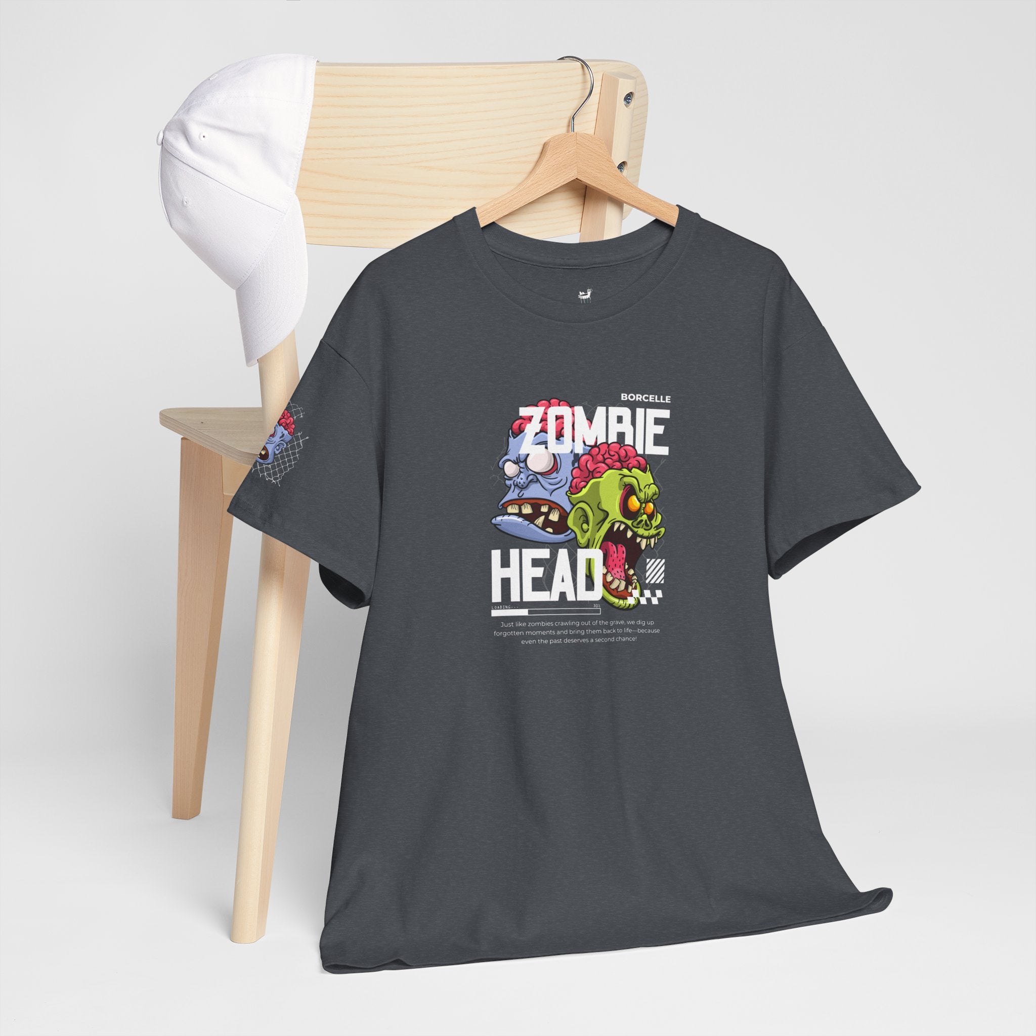 Zombie Faces Tee - Unisex Heavy Cotton