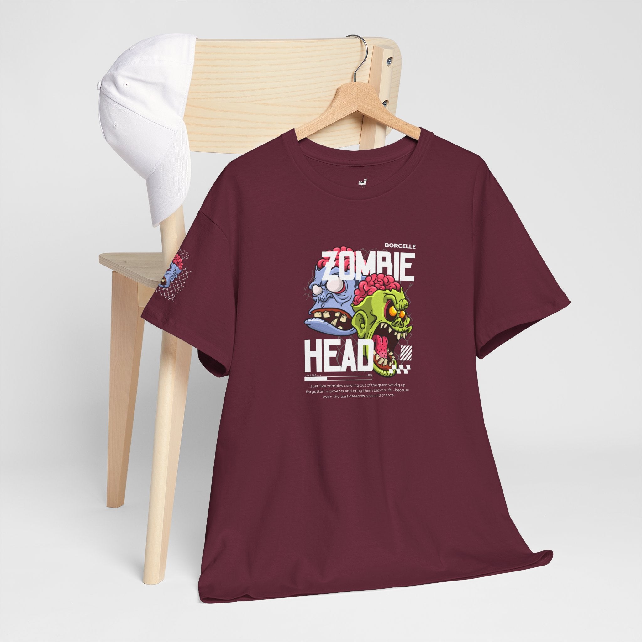 Zombie Faces Tee - Unisex Heavy Cotton