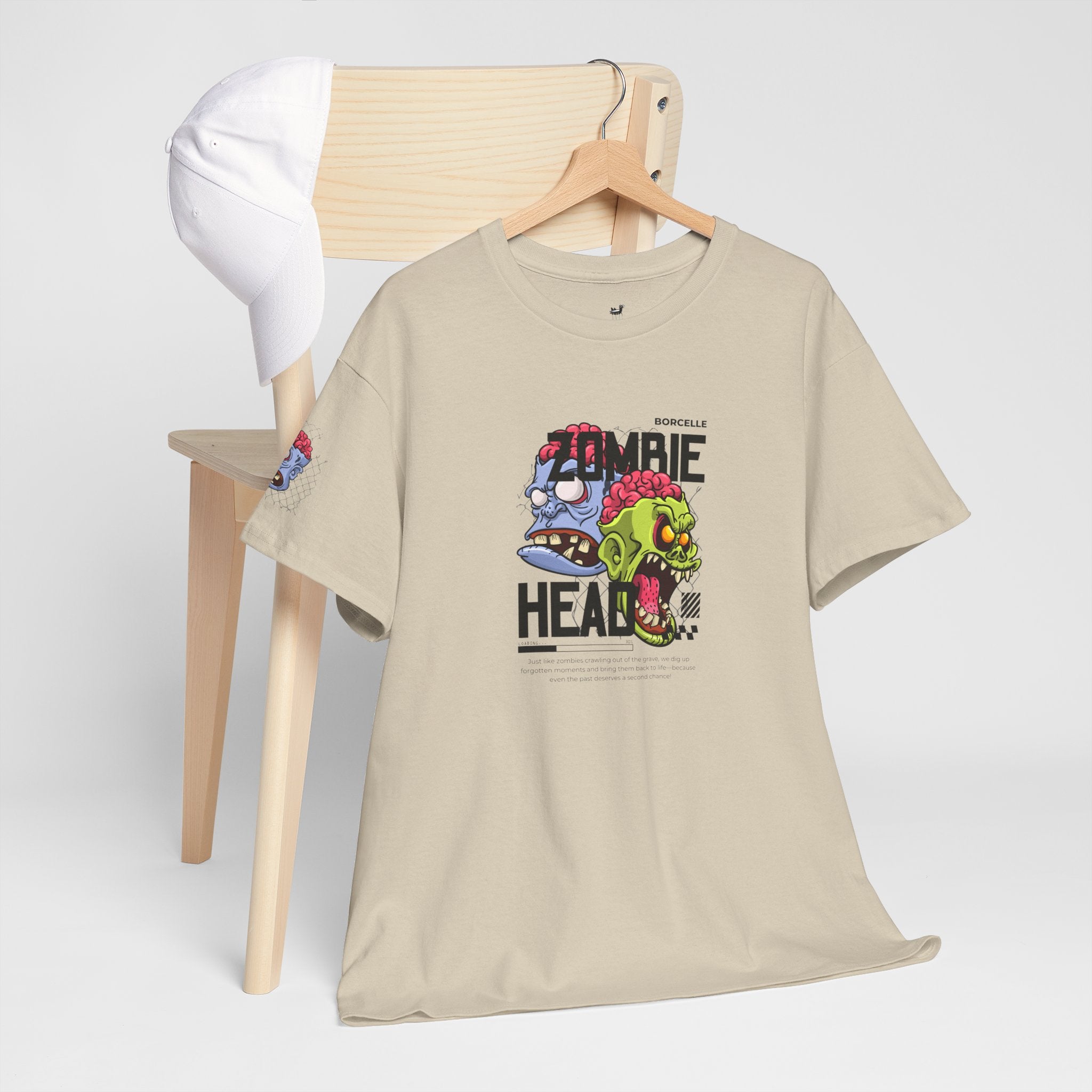 Zombie Faces Tee - Unisex Heavy Cotton